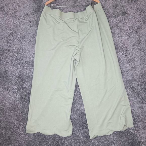 Isaac Mizrahi Live Cool Lime Size 2X Floppy Summer Slacks - Picture 1 of 6